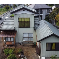茨城町にて外壁塗装工事、内装改修工事、ベランダ解体及び新規転落防止手摺り取り付け工事、屋根葺き替え工事🏠