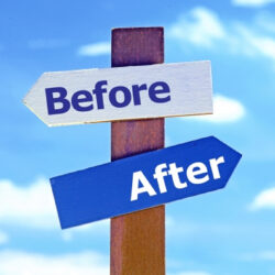 before ➡ after