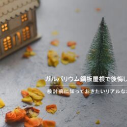 ガルバリウム鋼板屋根の後悔しない選び方